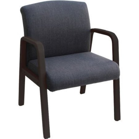 LORELL Lorell® Flannel Fabric Guest Chair - Gray LLR68559